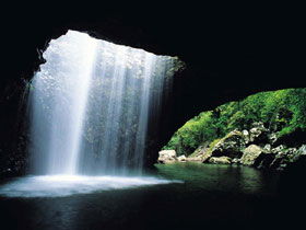 Natural Bridge, Springbrook National Park - Kingaroy Accommodation 0