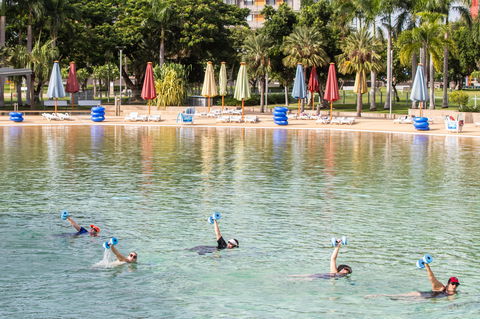 Aqua Fitness In The Wave Lagoon - Kingaroy Accommodation 0