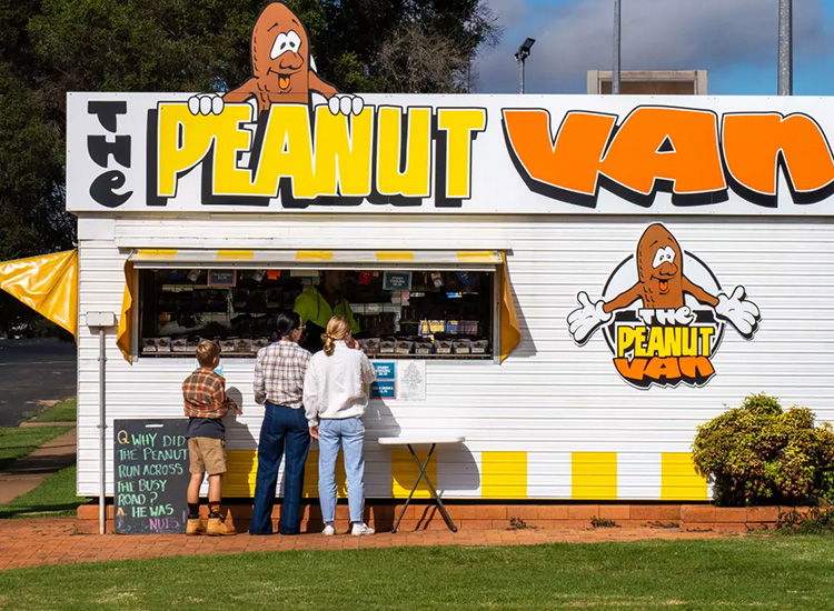 Peanut Tasting at the Peanut Van