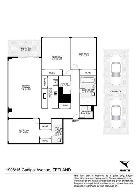 Gadigal Groove - Modern And Bright 3BR Executive Apartment In Zetland With Views - Kingaroy Accommodation 11