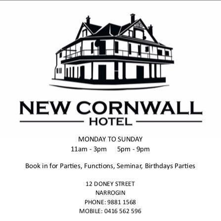 New Cornwall Hotel - Kingaroy Accommodation 3