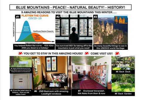 Blue Mountains Historic Retreat-Sleeps 5-WINTER SPECIAL! - Kingaroy Accommodation 1